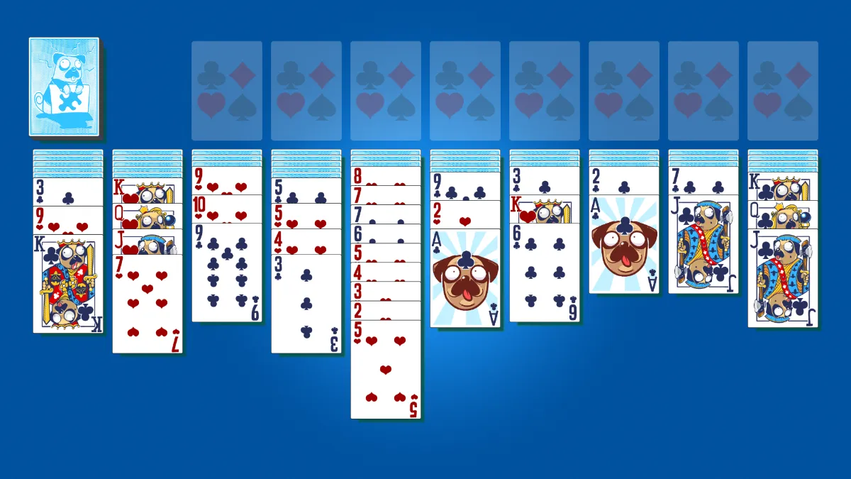 Preview of Spider Solitaire 1 Suit